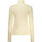 Norge 1963 Hvit Viskose Dame Turtleneck Genser