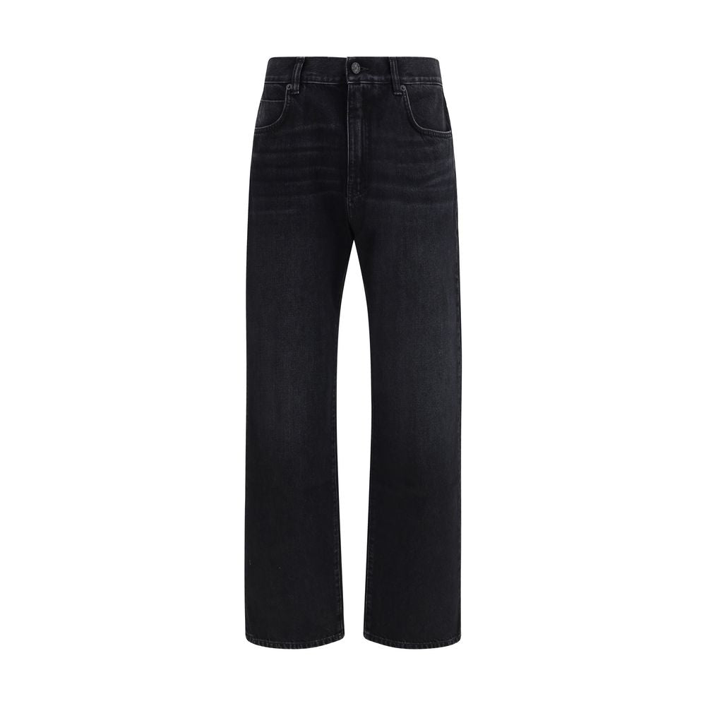 Balmain svart bomullsjeans