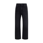 Balmain svart bomullsjeans