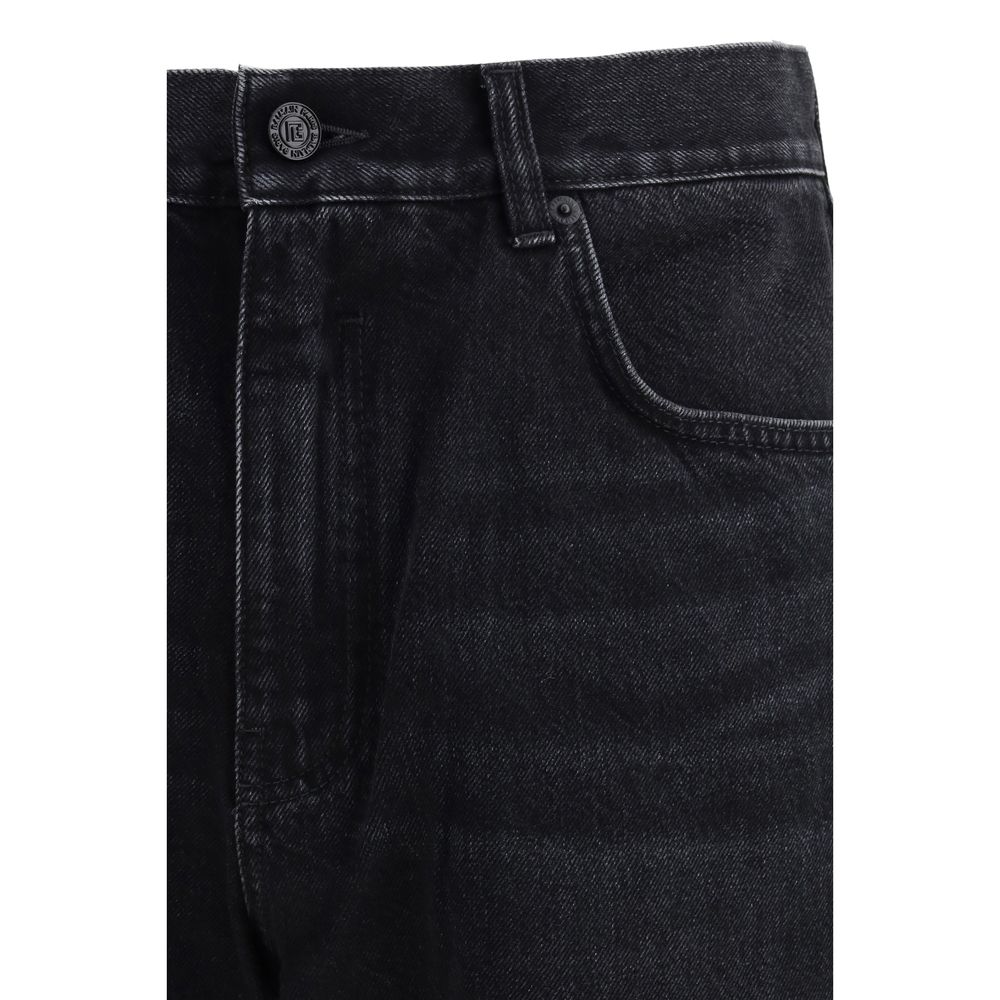 Balmain svart bomullsjeans